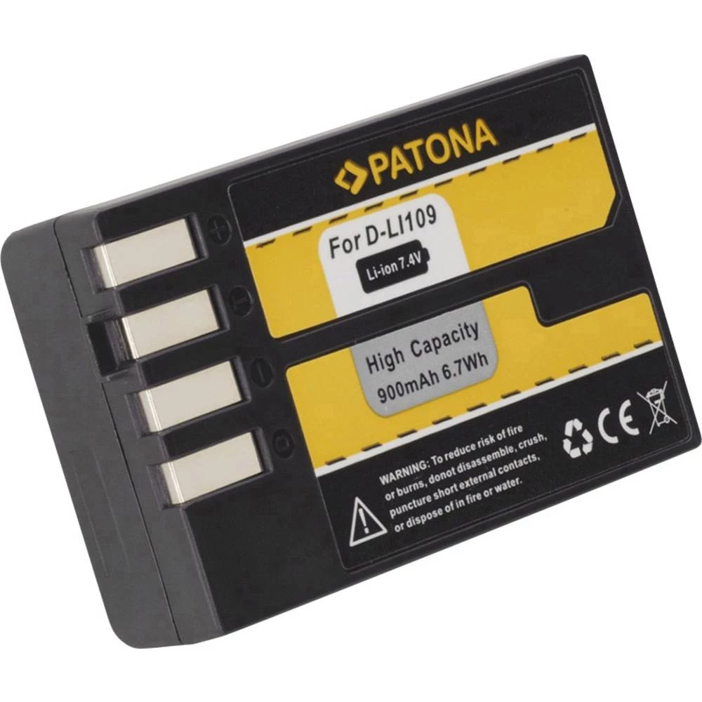 Kamera-akumulator Patona Zamjenjuje originalnu akU. bateriju D-LI109 7.4 V 900 mAh FODLI109 slika