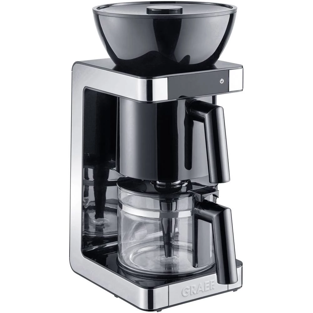 Aparat za kavu Graef FK702EU Crna, Plemeniti čelik Kapacitet čaše=10 Stakleni vrč, Funkcija održavanje toplote slika