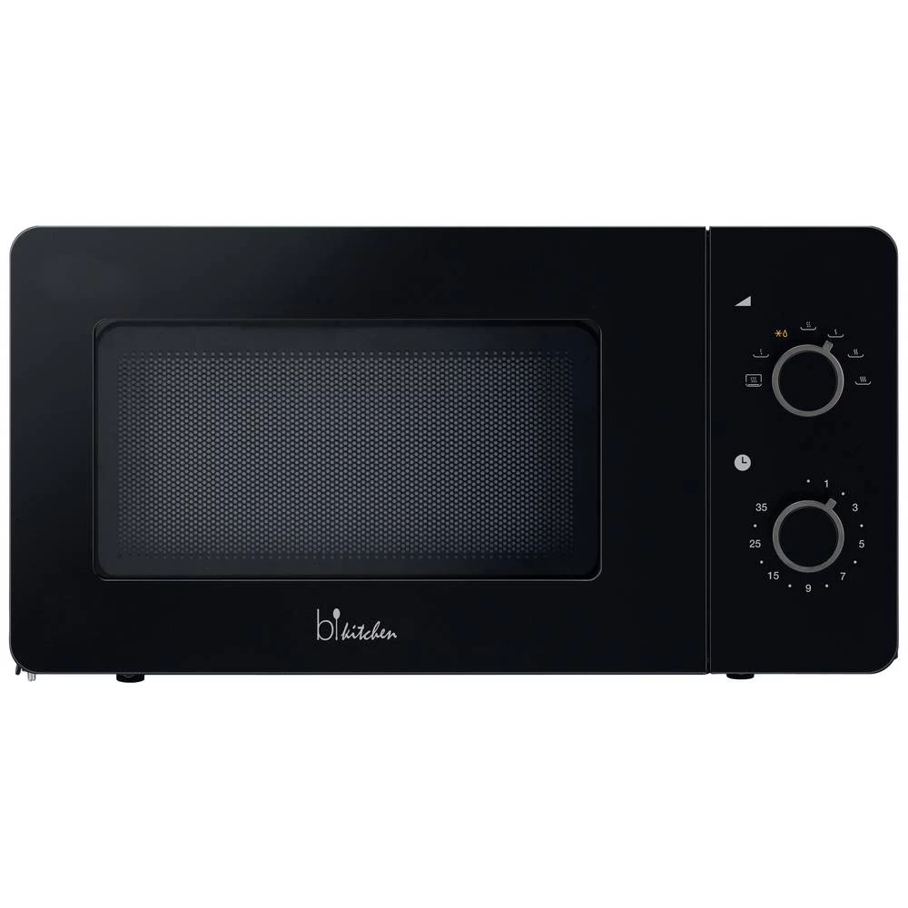 BiKitchen mini 160bl mikrovalna pećnica crna 600 W funkcija tajmer slika