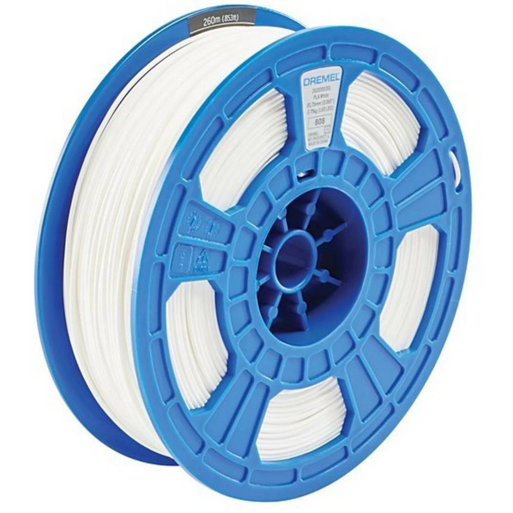 Dremel 2615PL01JA DR 3D PLA Filament D01 weiß RFID 3D pisač filament pla 1.75 mm bijela 750 g slika