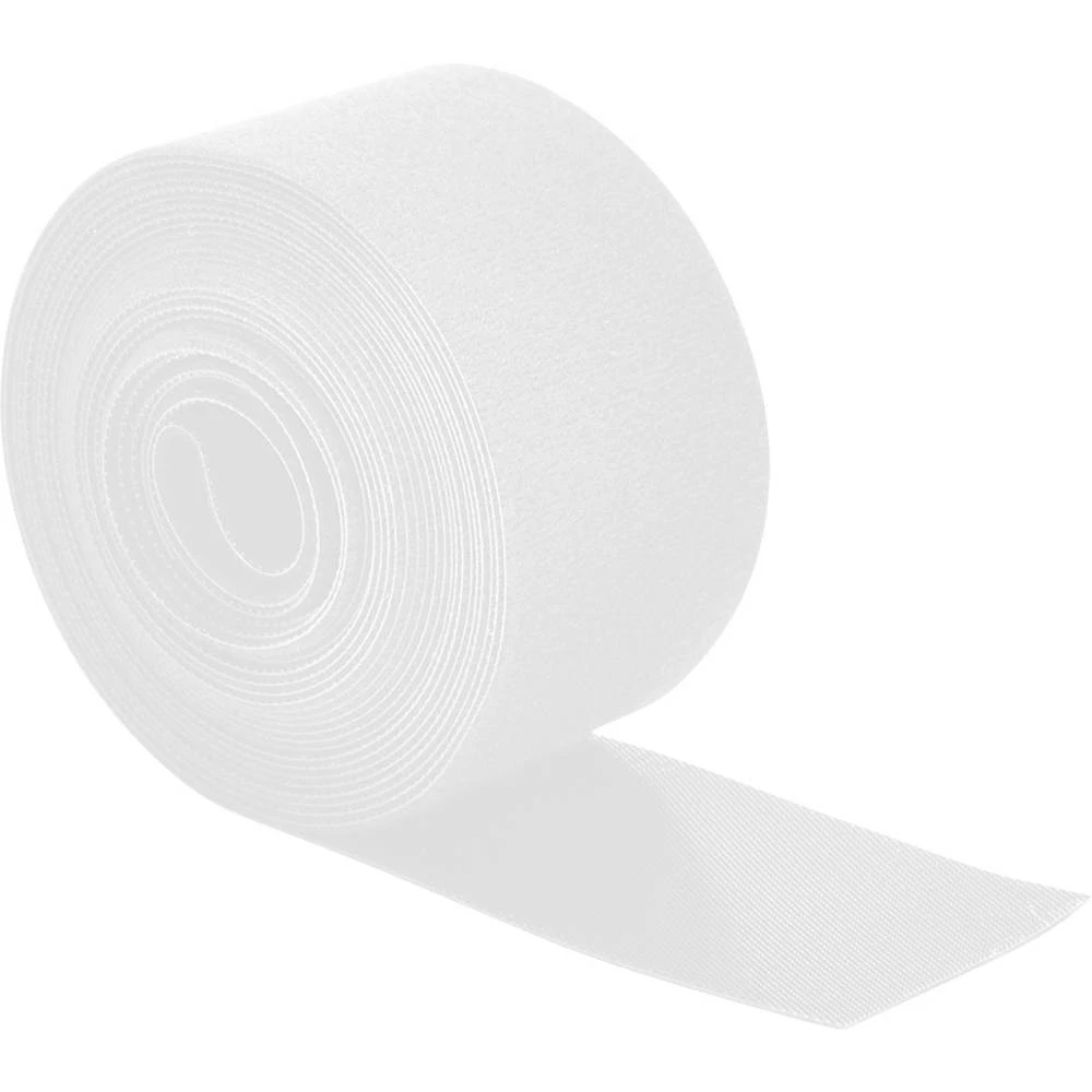 Quadrios 25CA519 prianjajuća traka za povezivanje grip i mekana vunena tkanina bijela Roba na metre slika