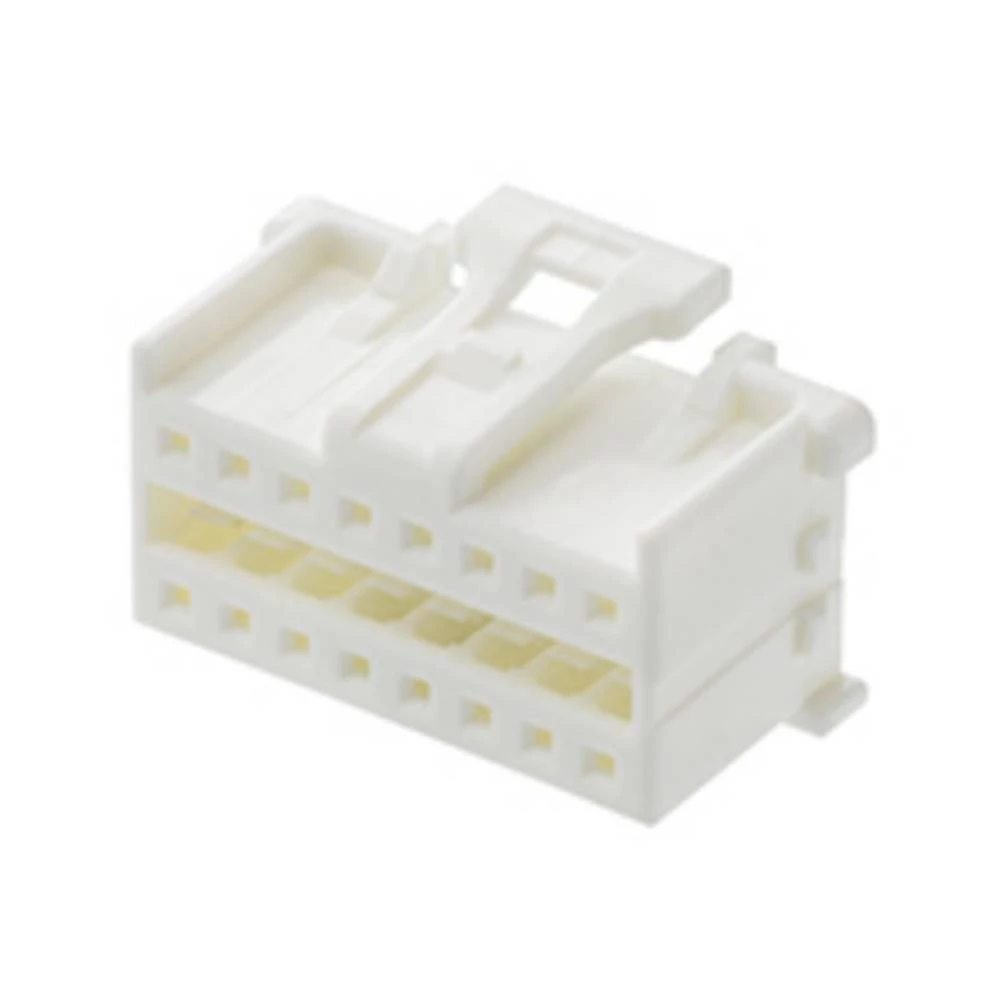 Molex 513530800 2.00mm Pitch MicroClasp Wire-to-Board Receptacle Housing, Positive Lock, Dual Row, 8 Circuits, White slika