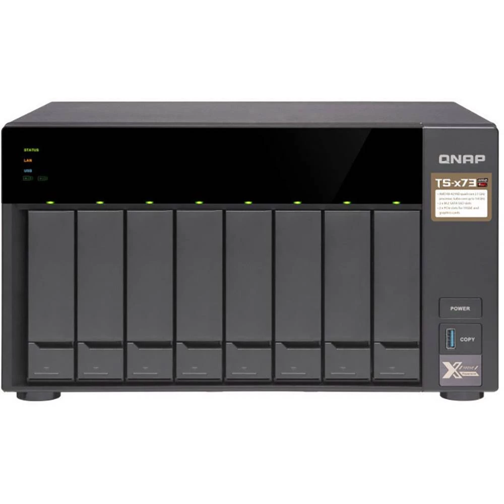 NAS-Server kućište QNAP TS-873-4G 8 Bay 2x utor M.2 slika