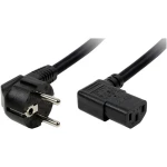 LogiLink struja priključni kabel [1x kutni sigurnosni utikač - 1x muški konektor iec, c13] 2.00 m crna