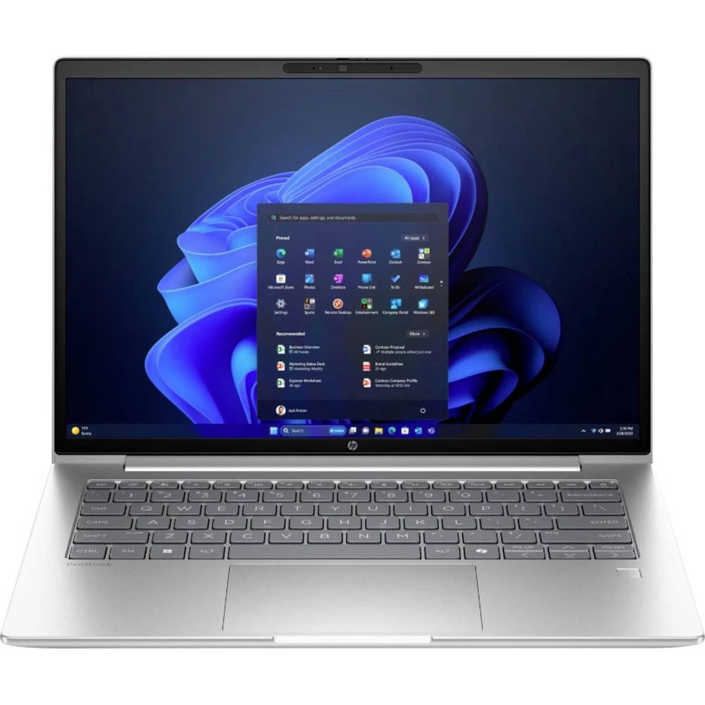 HP ProBook 4 G1a 14 inčni prijenosnik AI PC 350 Prijenosno računalo 35,6 cm (14") WUXGA 16 GB DDR5-SDRAM 512 GB SSD Wind slika