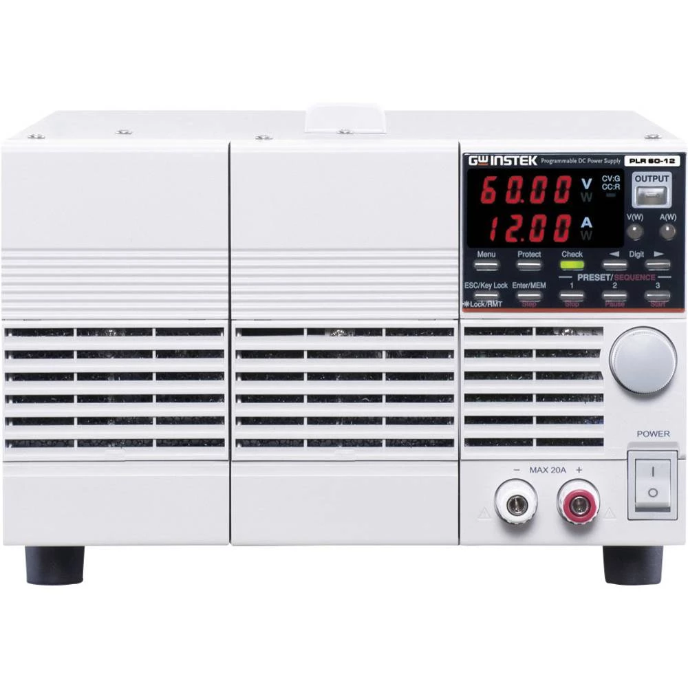 Laboratorijsko napajanje, podesivo GW Instek PLR 60-12 0 - 60 V/DC 0 - 12 A 720 W RS-232 Daljinsko kontrolirano, Programabilno, slika