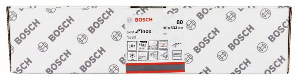 Bosch Accessories Best for Inox 2608608Z33 Brusna traka Granulacija 80 (D x Š) 533 mm x 30 mm 10 ST slika