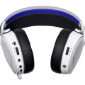 Steelseries Arctis 7P+ igraće naglavne slušalice sa mikrofonom USB c bežične, stereo preko ušiju bijela slika
