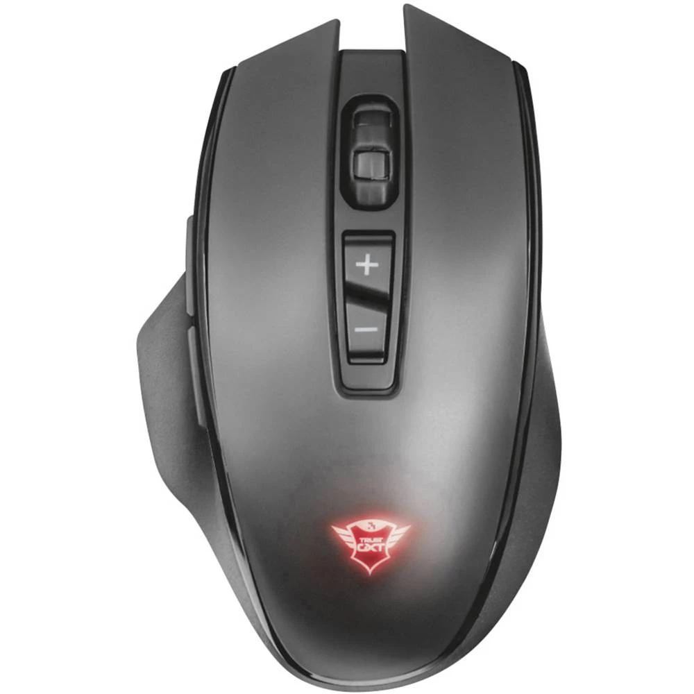 Trust GXT140 Manx Rechargeable Wireless gaming miš Optički Osvjetljen, Ponovo punjiv Crna slika