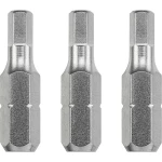 INDUSTRIJSKI ČELIČNI bitovi, 25mm, 2.5mm kwb križni bit čelik 3 St.