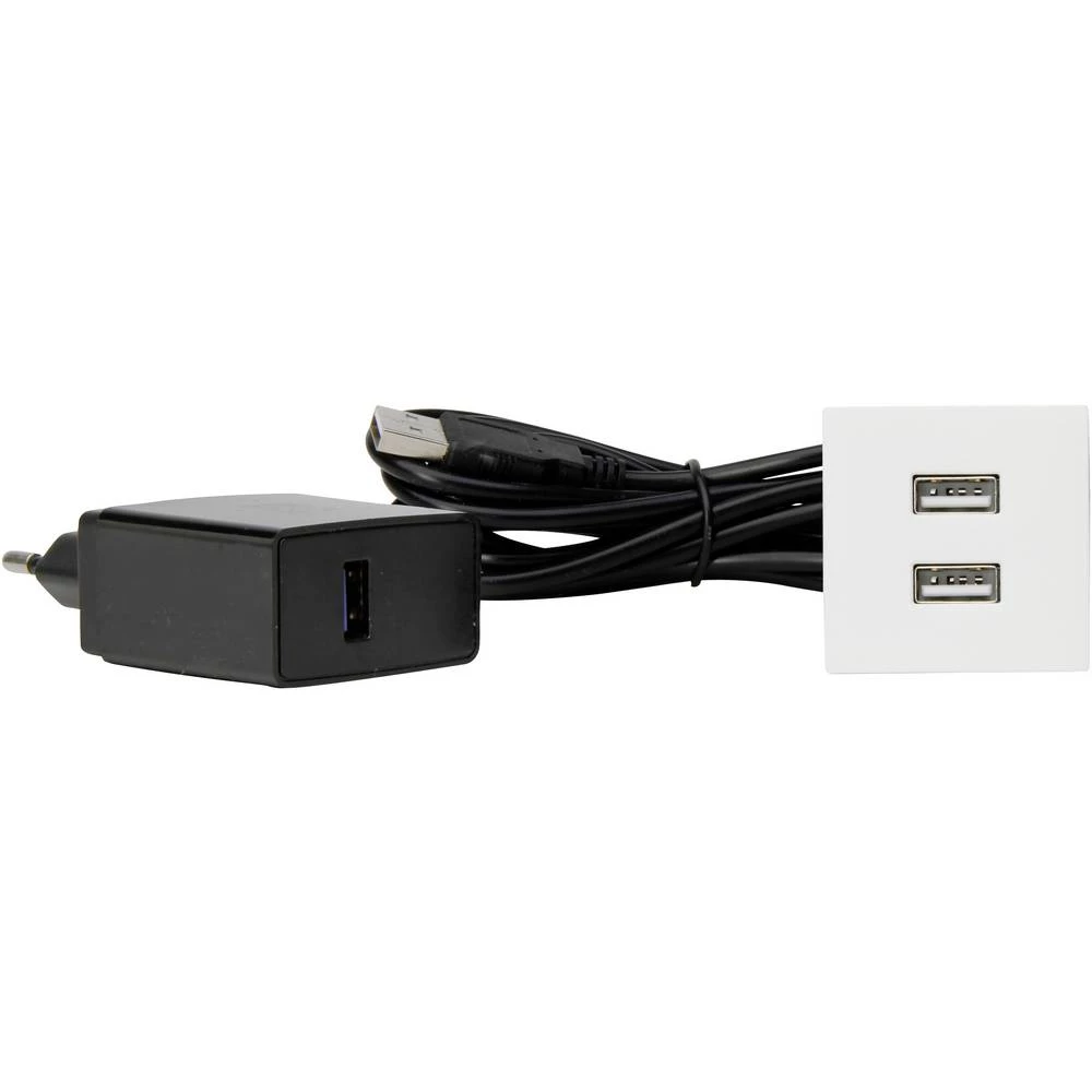 Kopp 939746019  ugradbena utičnica  s USB-om IP20 bijela slika
