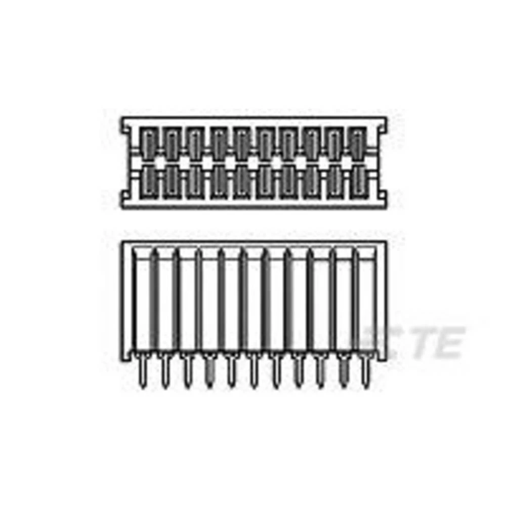 TE Connectivity Misc One Piece Card Edge ConnectorsMisc One Piece Card Edge Connectors 338030-1 AMP slika