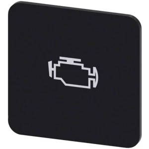 Siemens 3SU1900-0AF16-0RY0 ploča za natpise kvadratan (Š x V) 22 mm x 22 mm simbol motora crna, bijela 10 St. slika