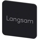 Siemens 3SU1900-0AF16-0AN0 ploča za natpise kvadratan (Š x V) 22 mm x 22 mm polako crna, bijela 10 St.