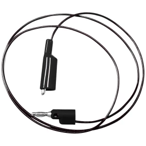 Mueller Electric BU-2030-A-48-0 mjerni kabel [banana utikač 4 mm - krokodil spojka] 1.2 m crna 1 St. slika