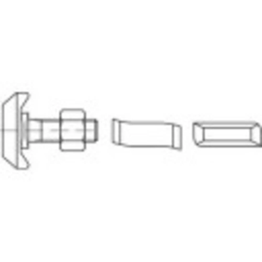 Alstertaler Schrauben & Präzisionsteile 1070232 vijak s čekić glavom M16 50 mm 88940 nehrđajući čelik A4 10 St. slika