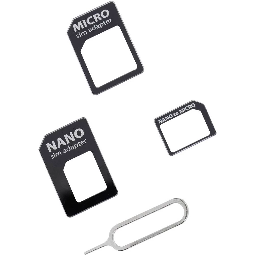 Vivanco SIMADAPSETVV sim adapter uklj. sim igla Adaptirano od: nano sim, mikro sim Adaptirano za: mikro sim, standardna slika