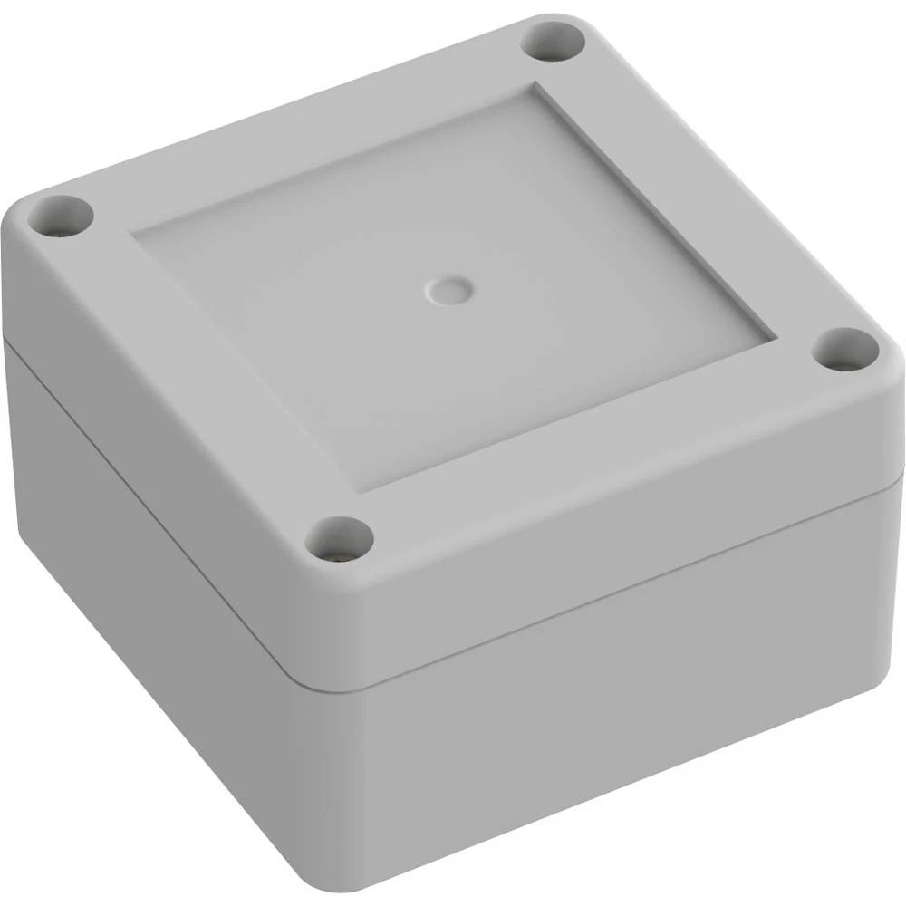 TRU COMPONENTS 6U07080804119 TC-13865056 industrijsko kućište 75 x 75 x 45 polikarbonat svijetlosiva 1 kom. slika