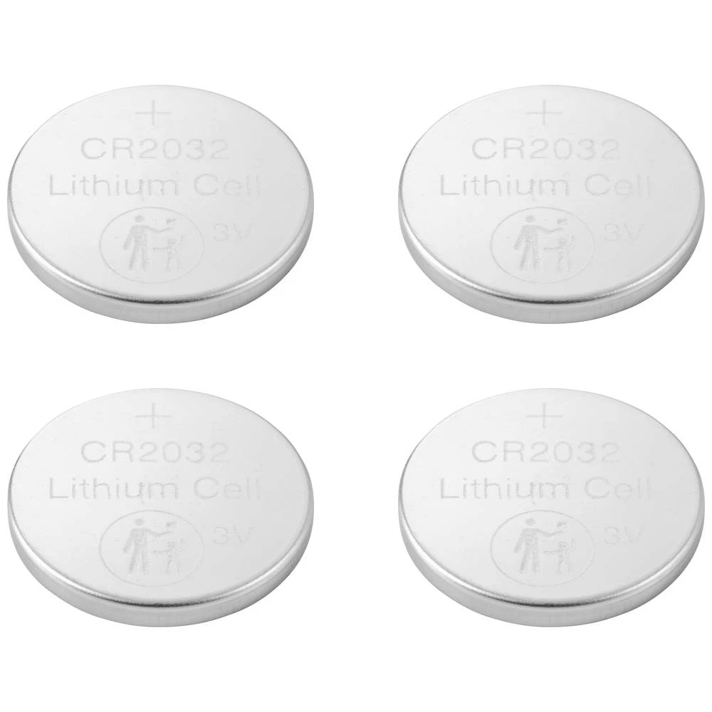 VOLTCRAFT LM2032 gumbasta baterija CR 2032 litijev 220 mAh 3 V 4 St. slika