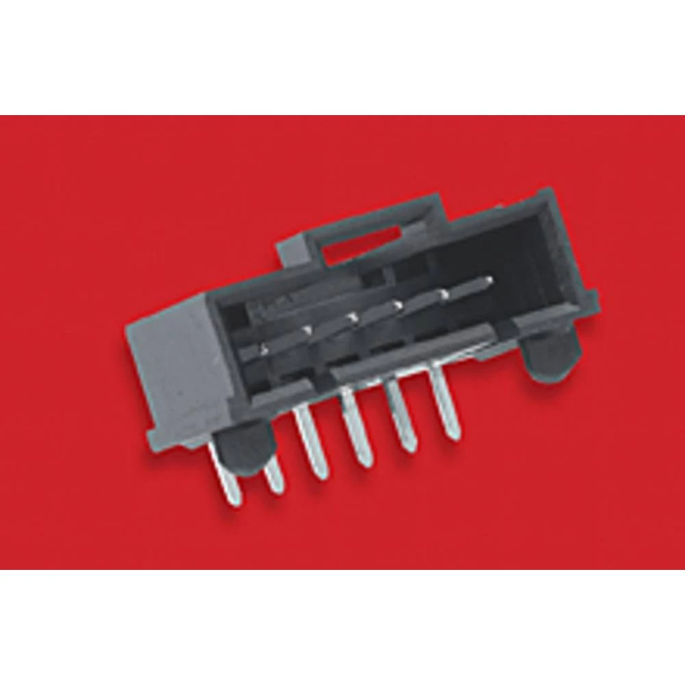 Molex ugradna standardna letva s muškim kontaktima  Ukupan broj polova 5 Raster: 2.54 mm 705550004 1 St. Tube slika