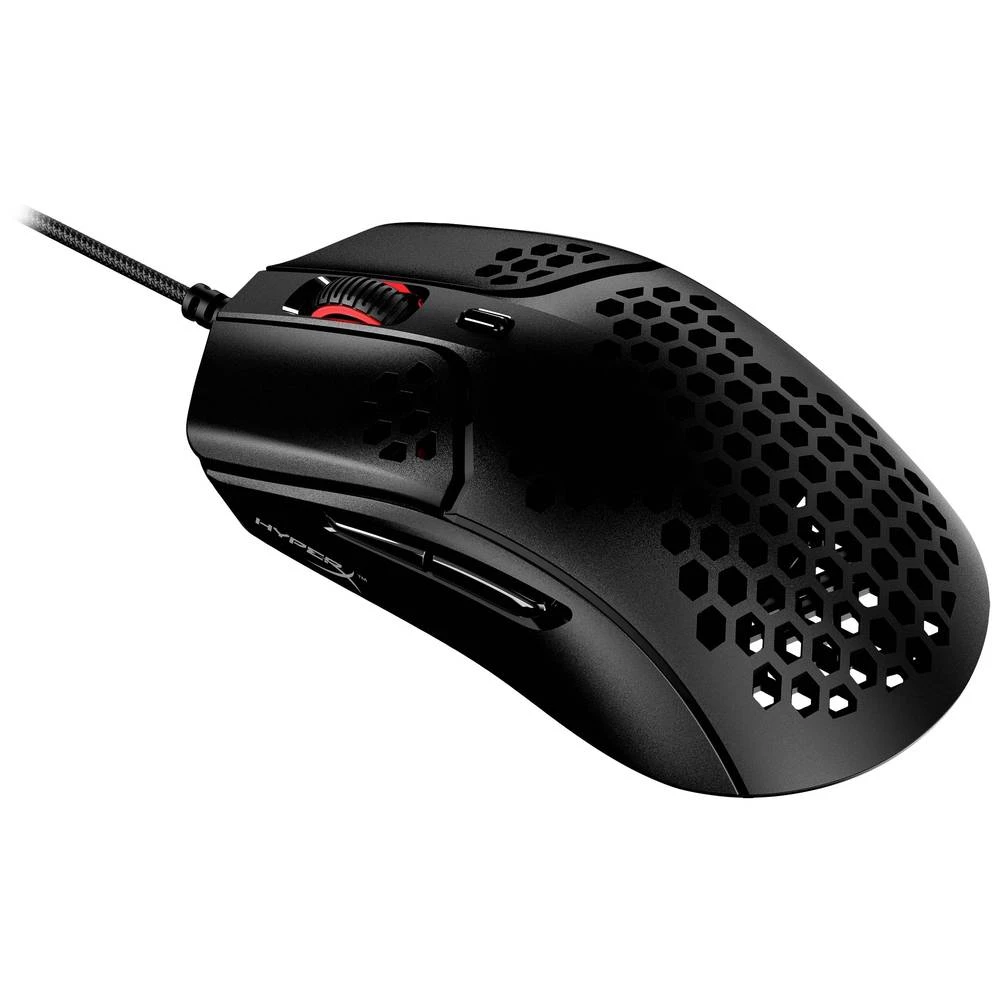 HyperX Pulsefire Haste igraći miš žičani optički crna 6 Tipke 16000 dpi osvjetljen slika