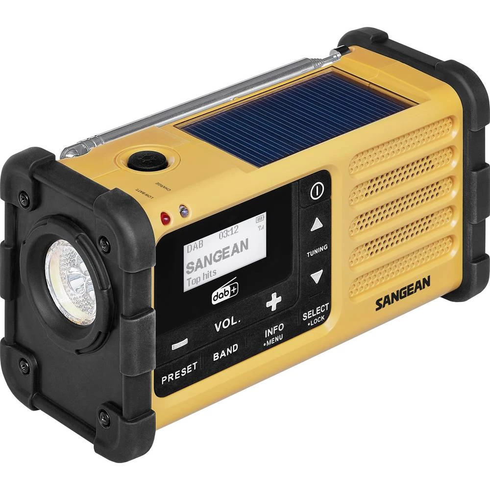 Sangean MMR-88 DAB+ vanjski radio DAB+ (1012), UKW (1014) radio za hitne slučajeve  funkcija punjenja baterije, džepna s slika