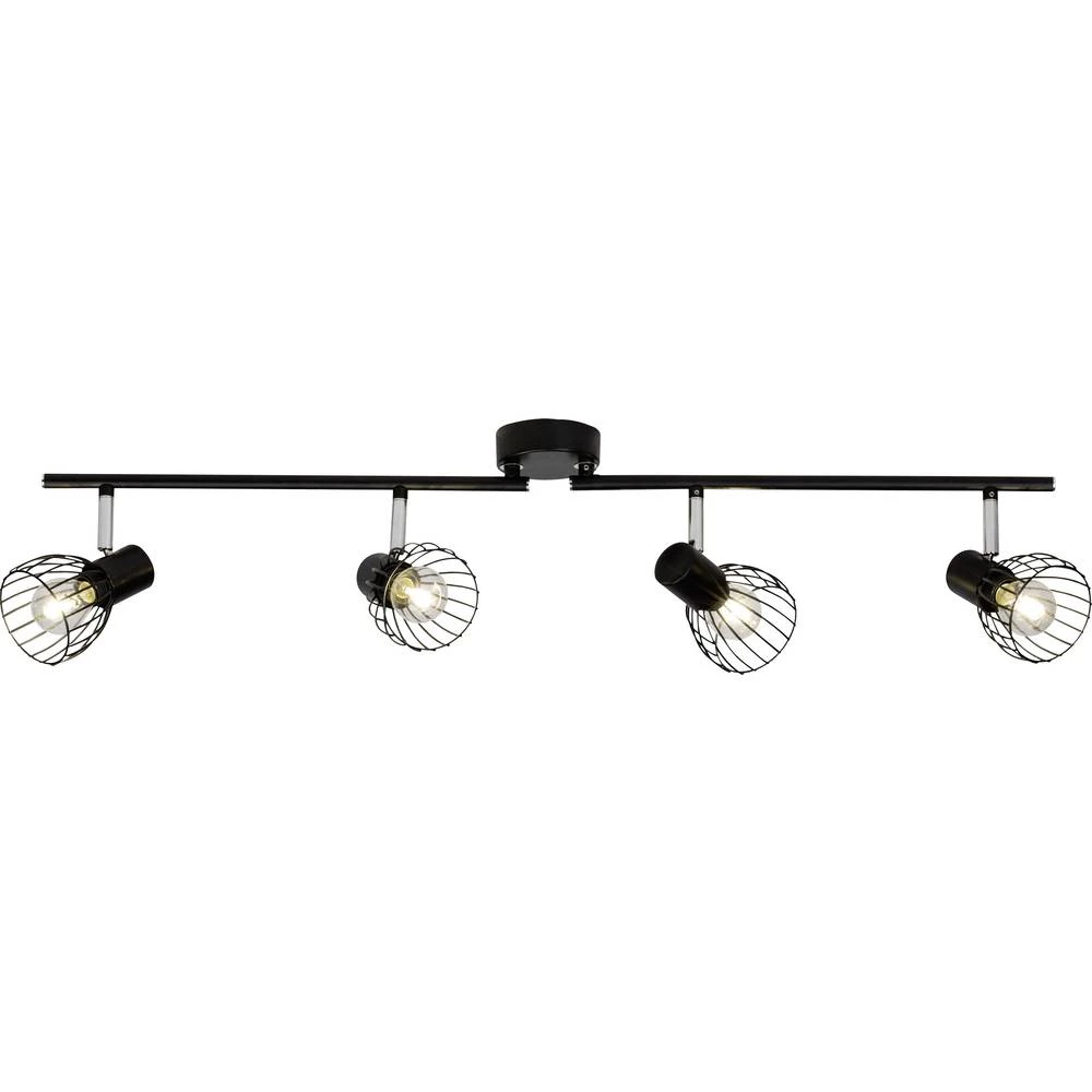 Stropni reflektor LED E14 160 W Brilliant Blacky 62132/06 Crna slika