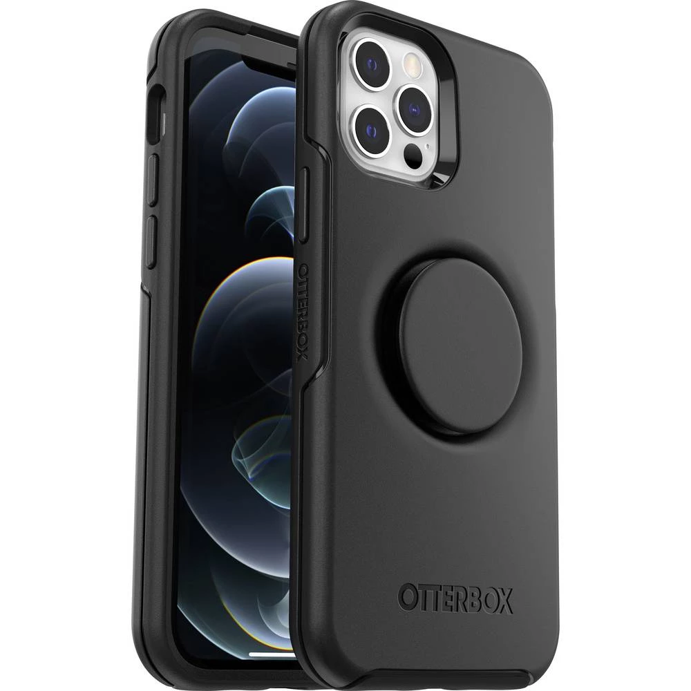 Otterbox  Pop Symmetry  stražnji poklopac za mobilni telefon  Apple  iPhone 12, iPhone 12 Pro  crna slika