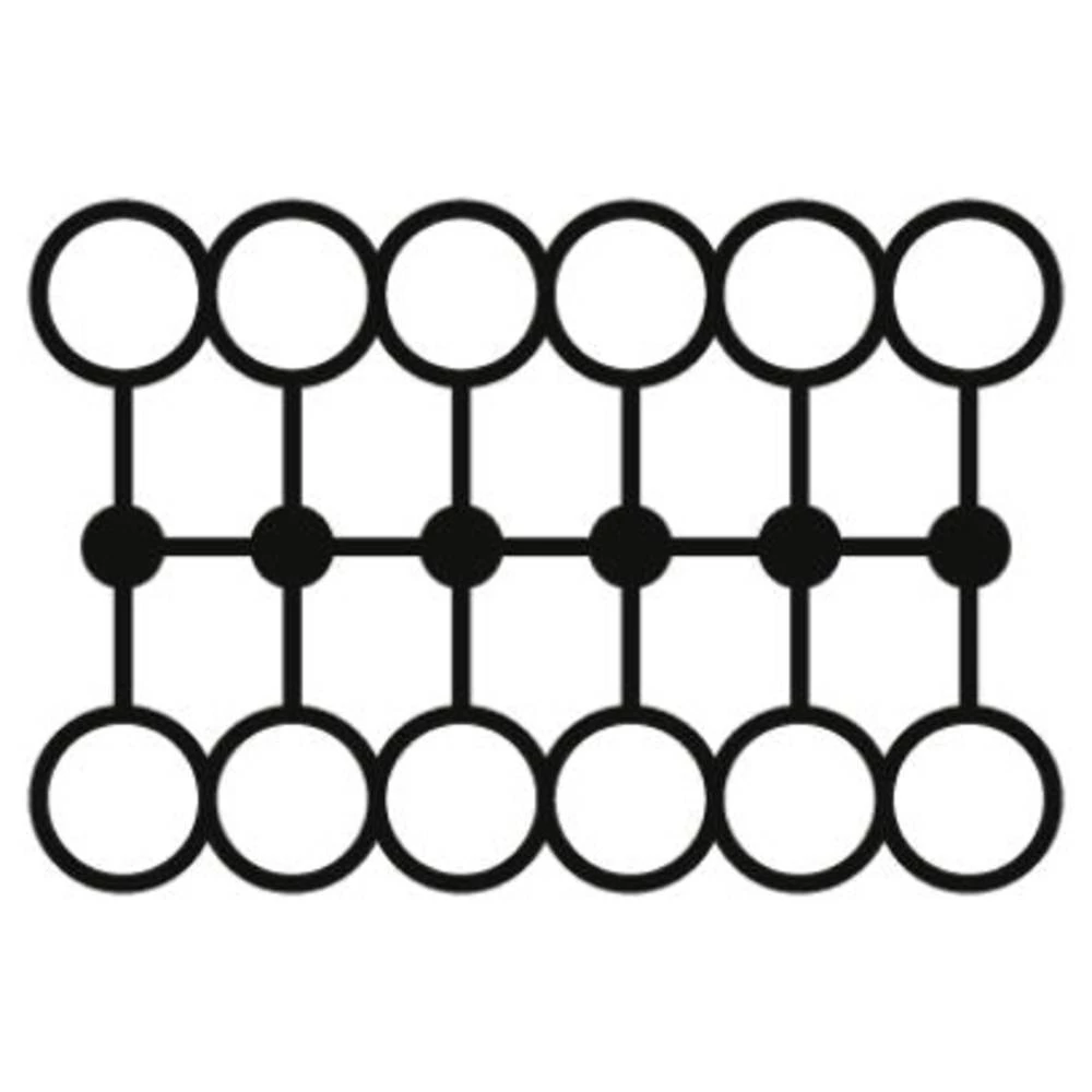 Phoenix Contact PTFIX 12X1,5-NS15A YE 3002958 Razdjelni blok 0.14 mm&sup2; 1.50 mm&sup2; Siva 20 ST slika