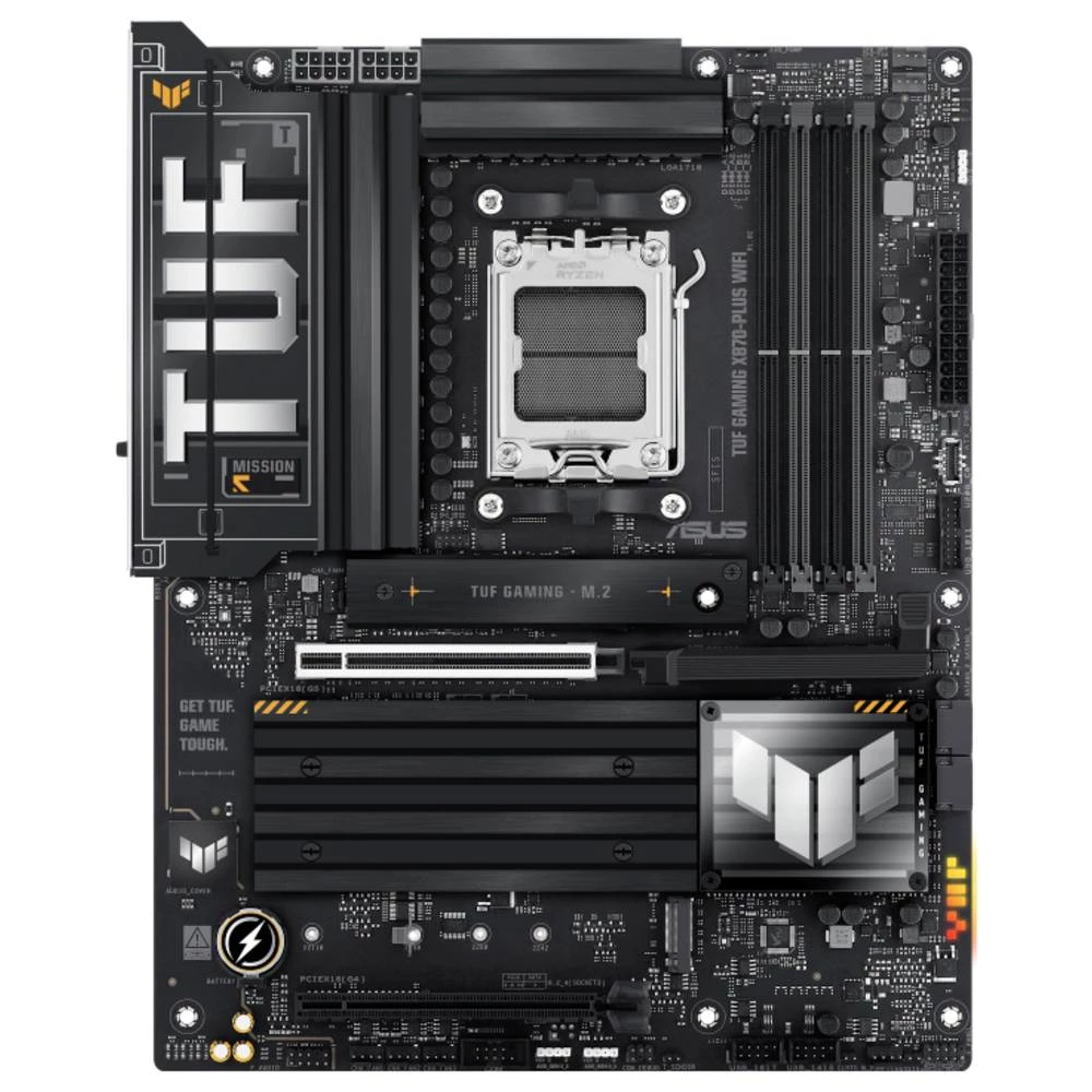 Asus ASUS TUF X870-PLUS Gaming WIFI (AM5) (D) matična ploča Baza #####AMD AM5 Faktor oblika (detalji) ATX Set čipova mat slika