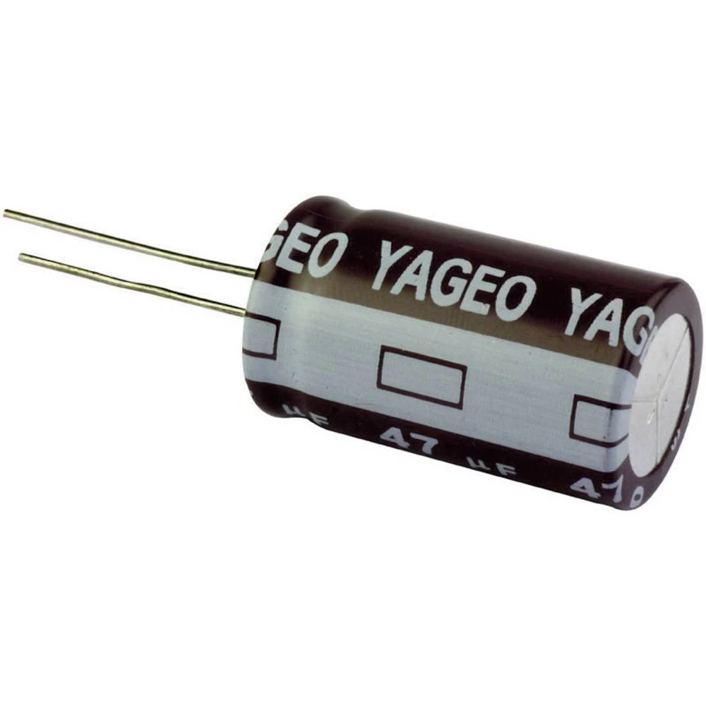 Yageo standardni elektrol. kondenzator SE100M0047B5S-1012 (OxV) 10 mm x 12 mm slika