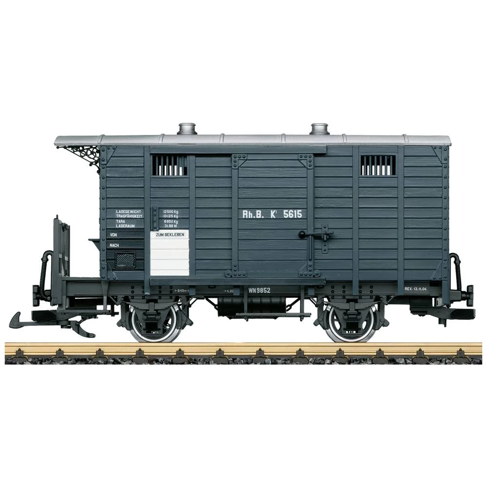LGB 45302 G ged. RhB teretni vagon slika