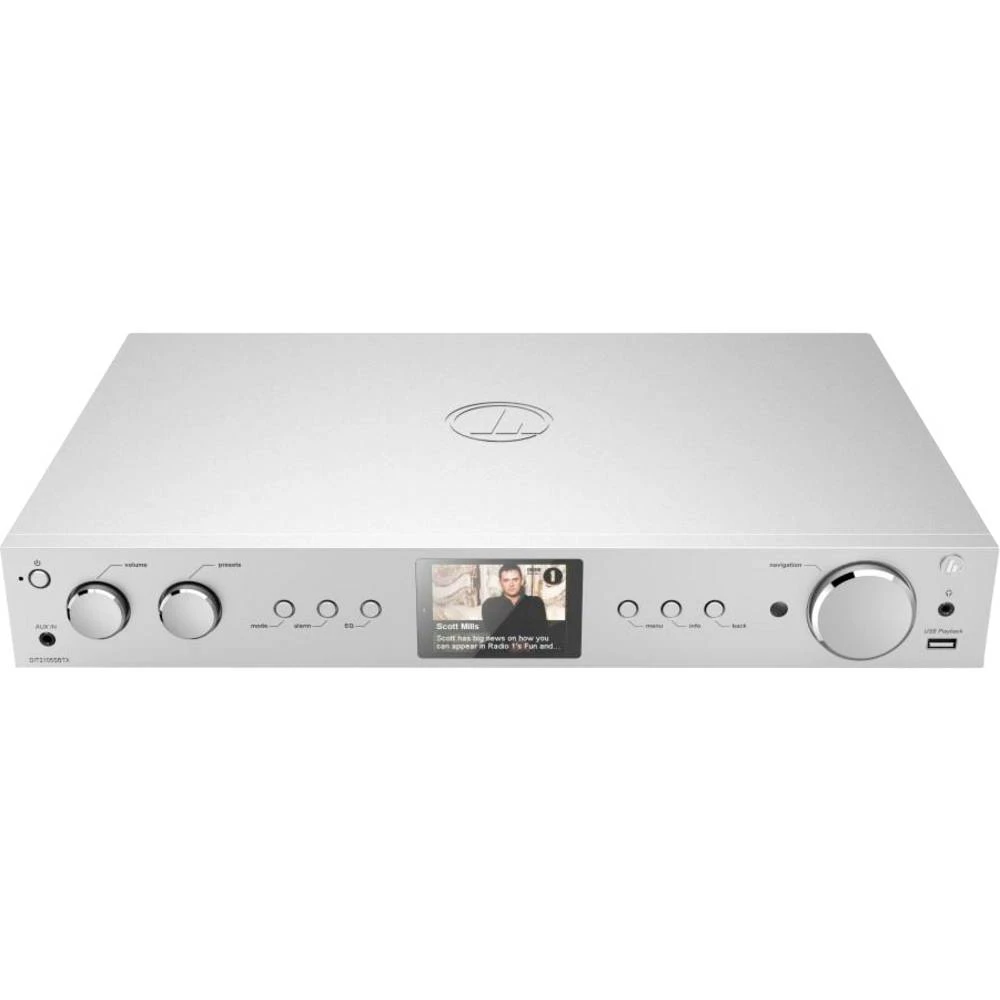 Hama DIT2105SBTX internet radio HiFi - tuner srebrna internet radio, DAB+, Bluetooth®, USB slika