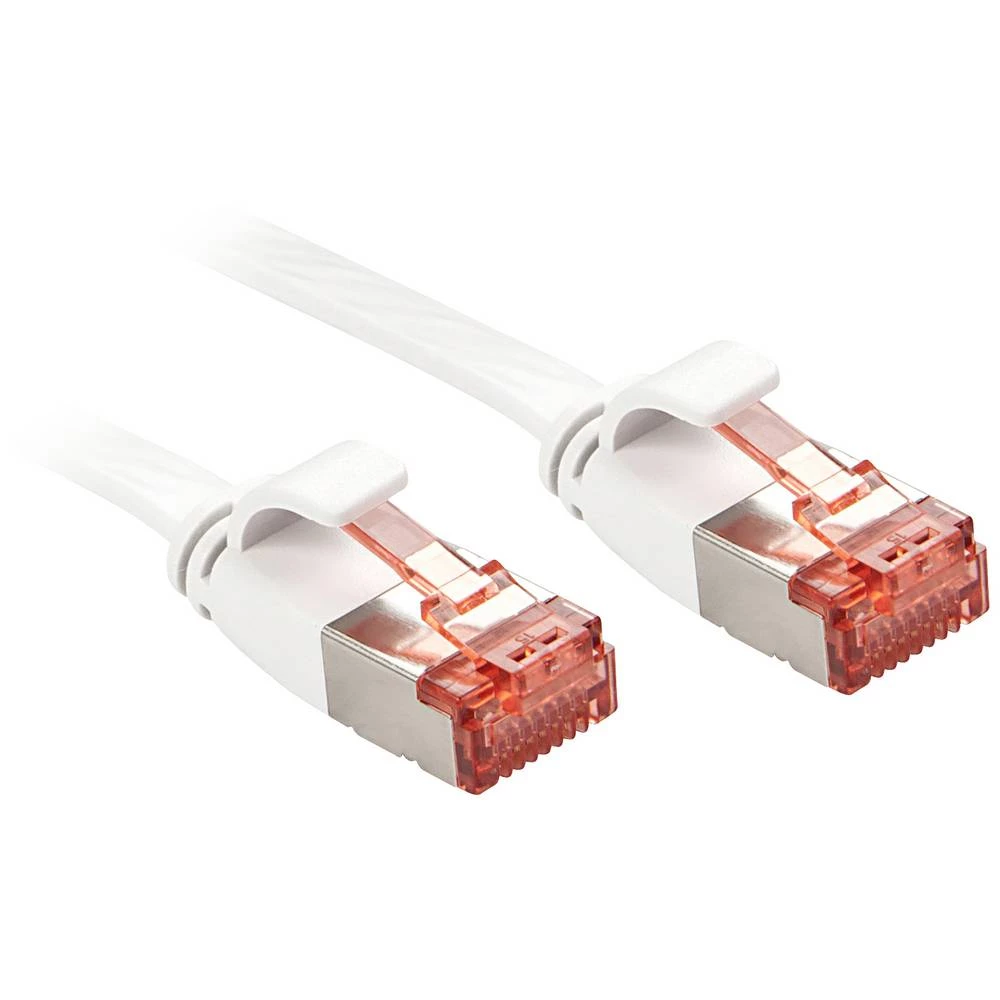LINDY 47564 RJ45 mrežni kabel, Patch kabel cat 6 U/FTP 5 m bijela  1 St. slika