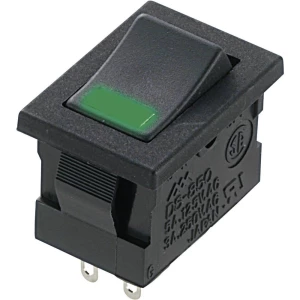 Miyama 706032 ozibni prekidač DS-850-K-F1-LG 250 V/AC 3 A 1 x off/on zadržava položaj 1 St. slika