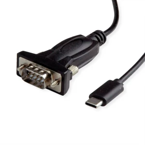 Value USB-C kabel VGA 9-polni utikač, USB-C® utikač 1.80 m crna 12991162 slika