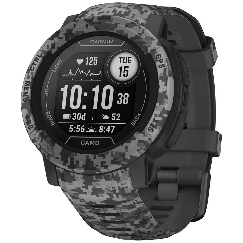 <br>  Garmin<br>  INSTINCT® 2 CAMO EDITION<br>  pametan sat<br> Garmin INSTINCT® 2 CAMO EDITION pametan sat    maskirno siva slika