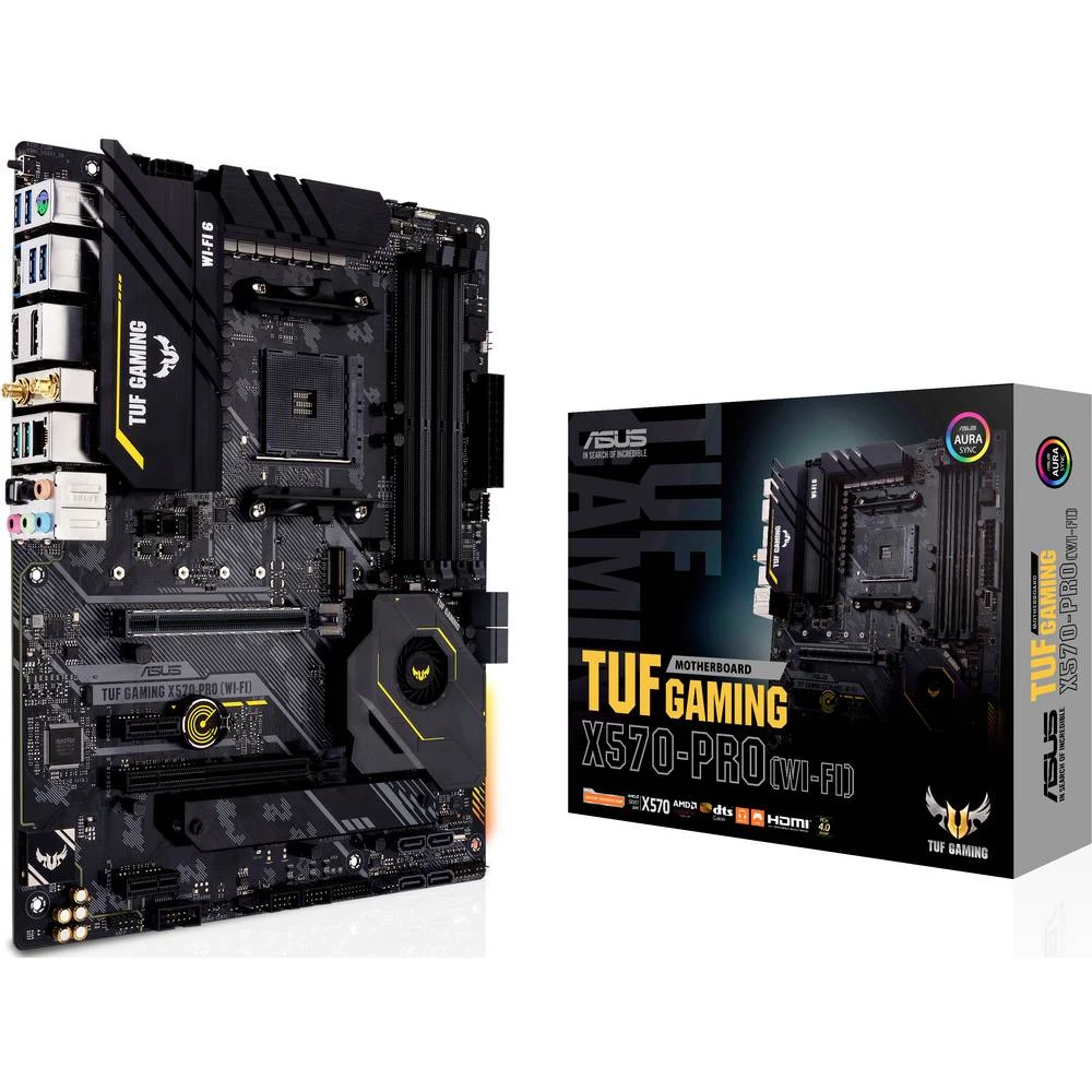 Asus TUF GAMING X570-PRO (WI-FI) matična ploča Baza AMD AM4 Faktor oblika ATX Set čipova matične ploče AMD® X570 slika