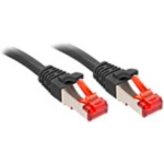 LINDY 47786 RJ45 mrežni kabel, Patch kabel cat 6 S/FTP 30.00 m crna  1 St.