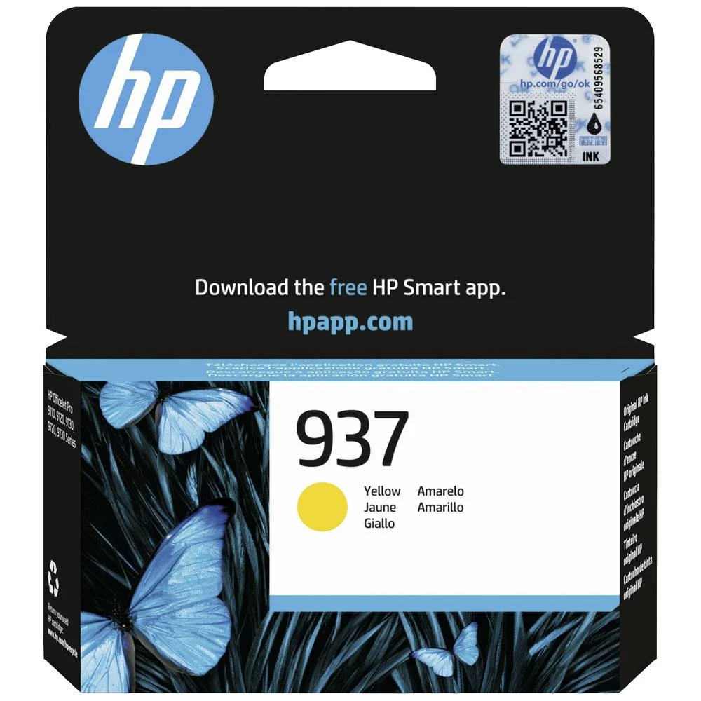 HP tinta 937 original  žut 4S6W4NE#CE1 slika