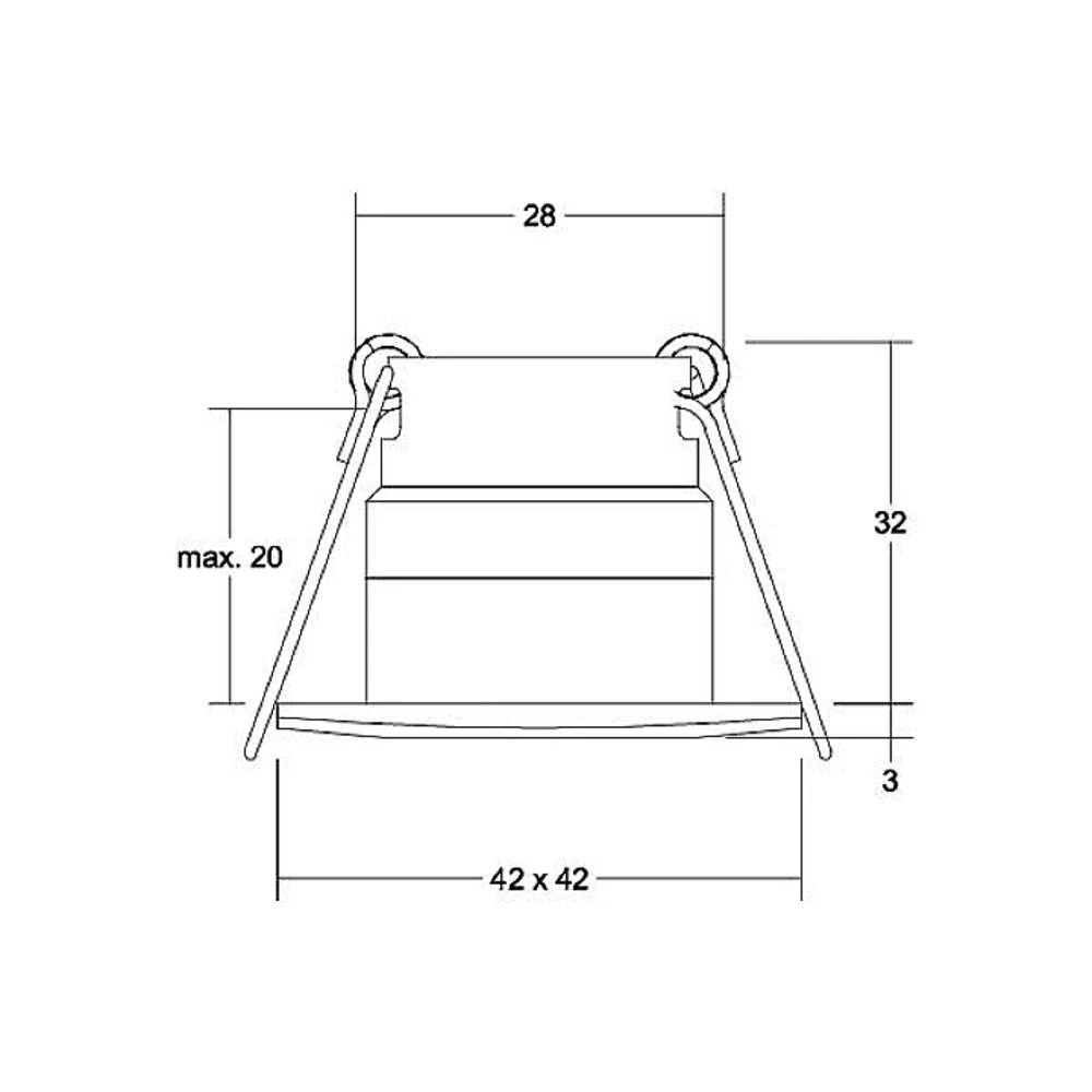 Brumberg 99052183 99052183 LED stropni reflektor LED    crna slika