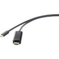 Renkforce priključni kabel 1.80 m RF-4531592 crna boja [1x muški konektor USB-C™ - 1x muški konektor HDMI] slika