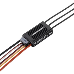 Hobbywing Platinum Pro 25A V4 regulator leta za brushless modele aviona Opteretivost (maks. A): 40 A slika