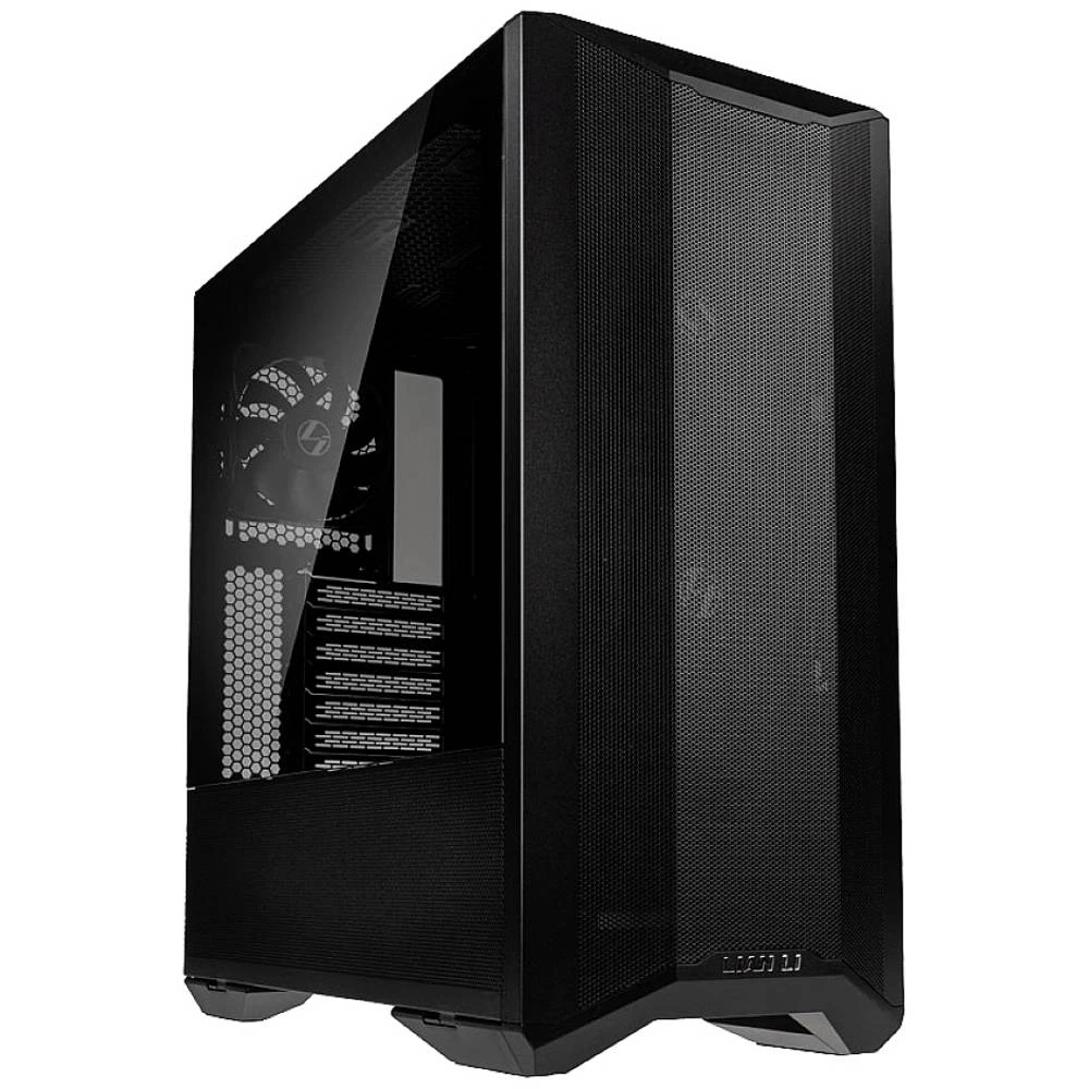 Lian Li LANCOOL II Mesh C Performance RGB midi-tower kućište za računala, kućište za igraće računalo crna 3 predinstalirana ventilatora, kontrola ventilatora, bočni prozor, filter prašine slika