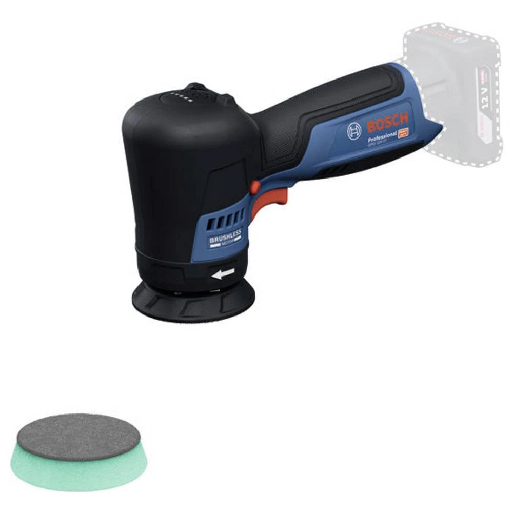 Bosch Professional GPO 12V-77 06019L3000 stroj za poliranje s rotacijom na bateriju 12 V 600 - 2200 U/min 77 mm slika
