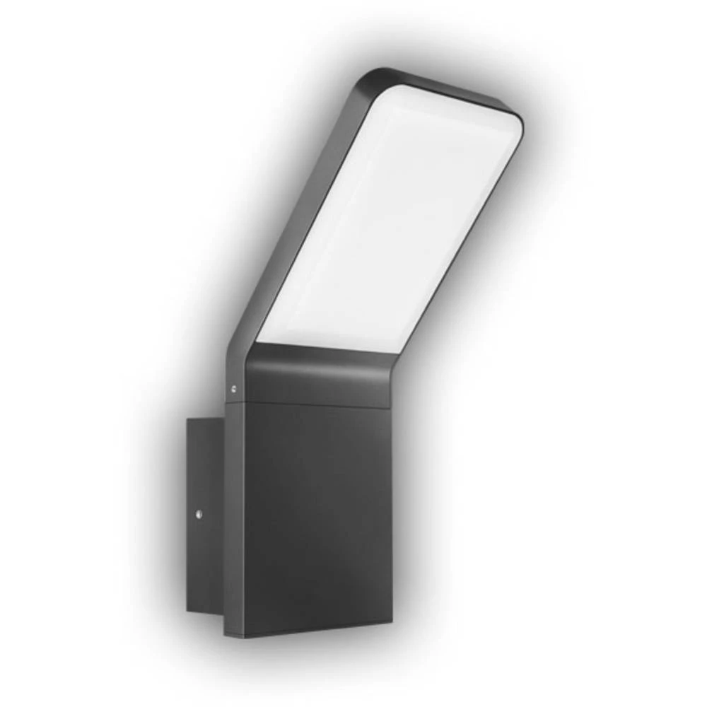 GEV Vanjska zidna svjetiljka 011045 Antracitna boja LED fiksno ugrađena slika