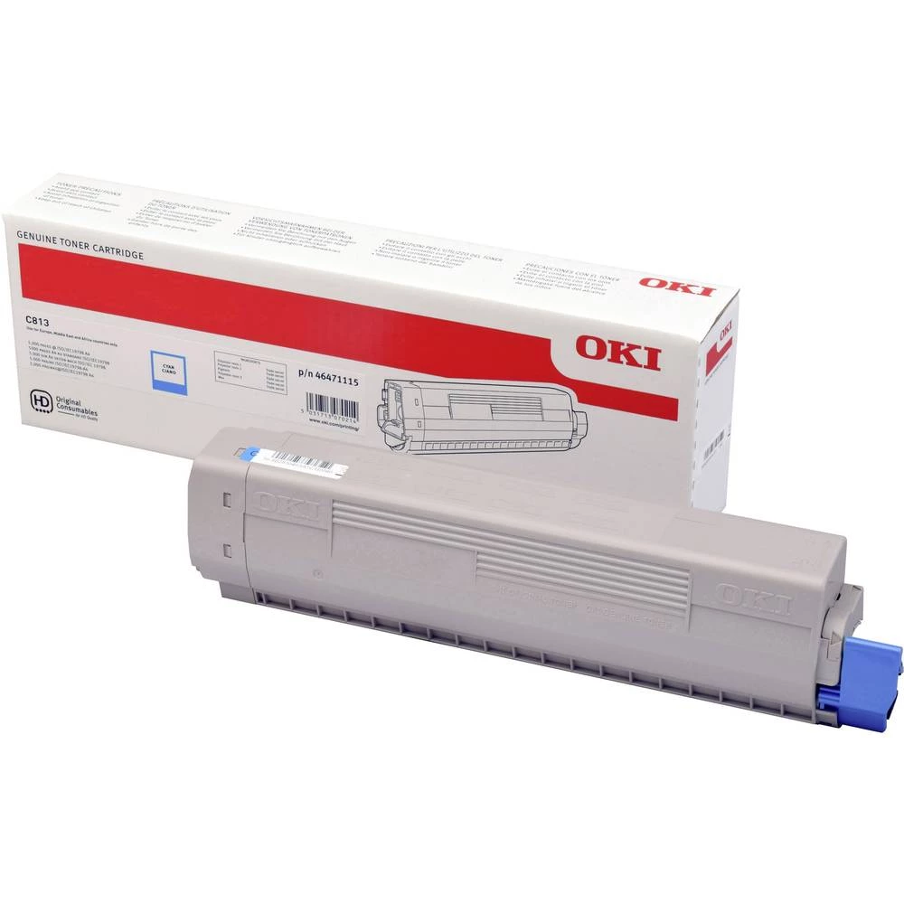 OKI Toner C813 46471115 Original Cijan 5000 Stranica slika