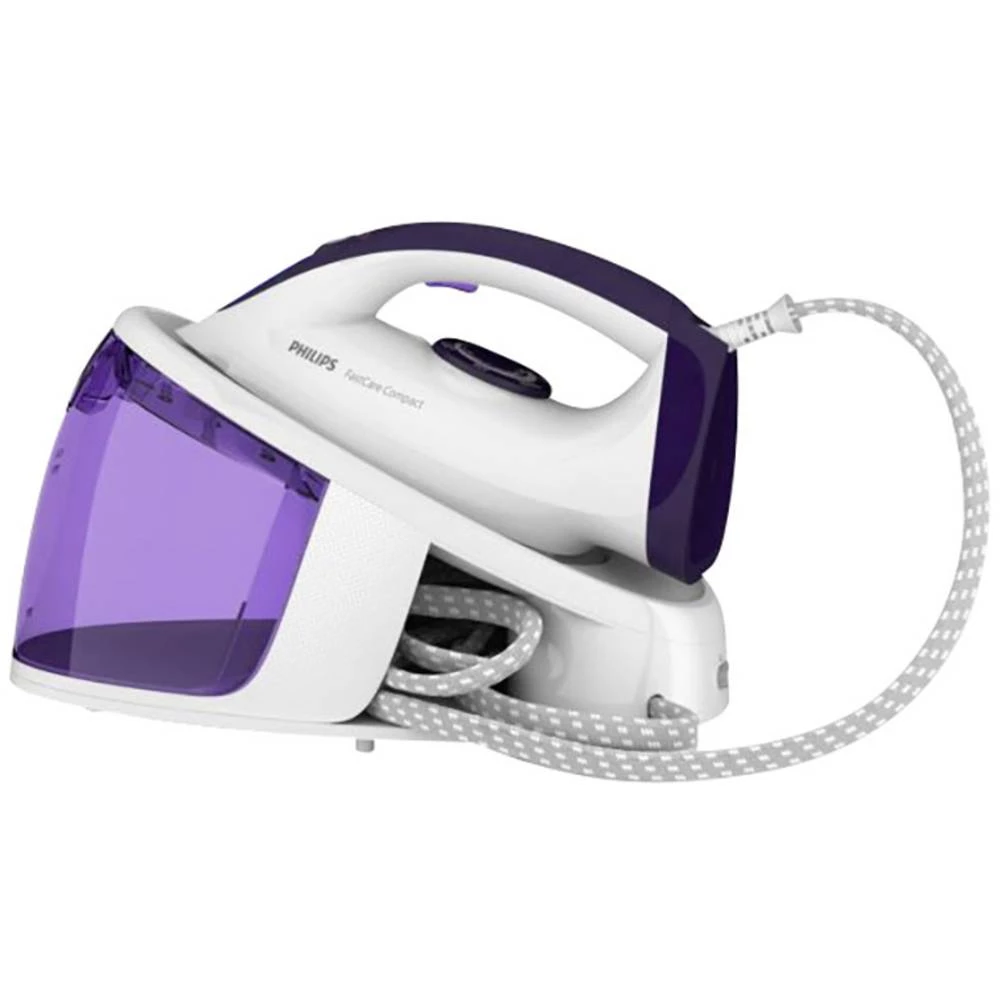 Parna stanica Philips FastCare Compact GC6704/30 2400 W Bijela, Vinsko-crvena slika