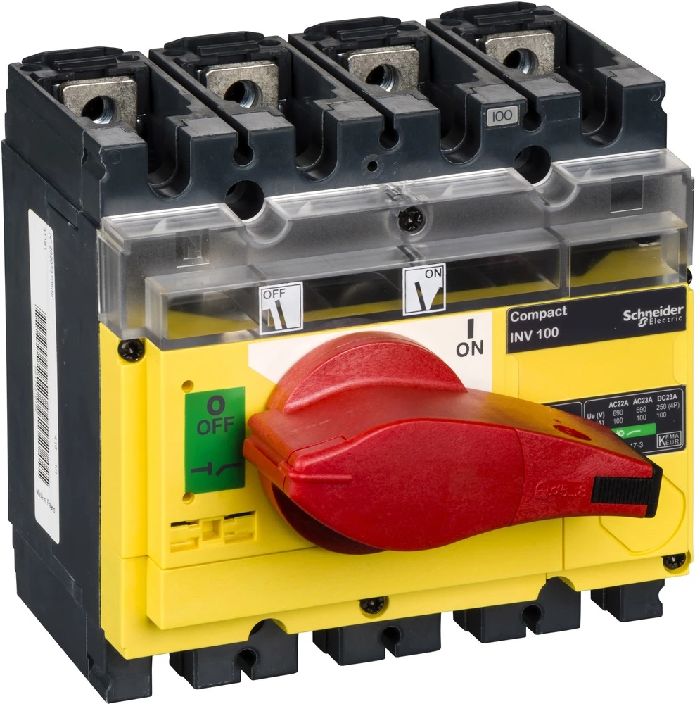 Teretna rastavna sklopka 250 V/DC, 690 V/AC 100 A Schneider Electric 31181 1 ST slika