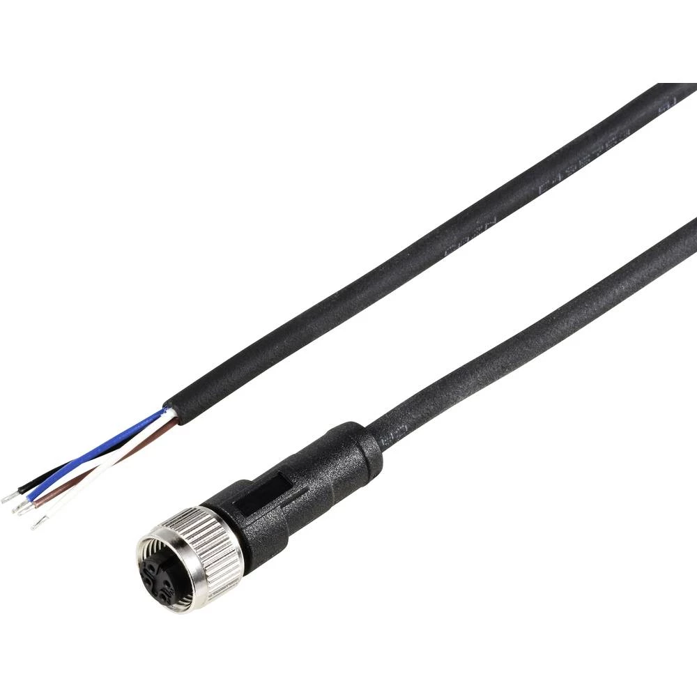 TRU COMPONENTS TC-12833000 priključni kabel za senzor/aktivator M12 konektor, ravni 2 m Broj polova: 4 1 St. slika